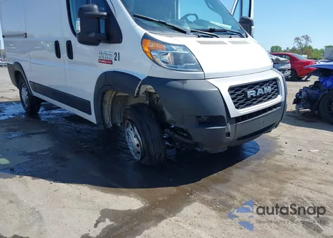 2021 Ram Promaster 1500 High Roof 136 Wb z USA, uszkodzony, nr VIN 3C6LRVBG5ME506650